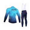Set Langarmtrikot + Trägerhose Lange 2022 Astana Qazaqstan Team N001
